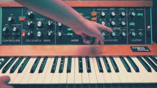 Michael Jackson - Thriller [MiniMoog Model D Tutorial] chords