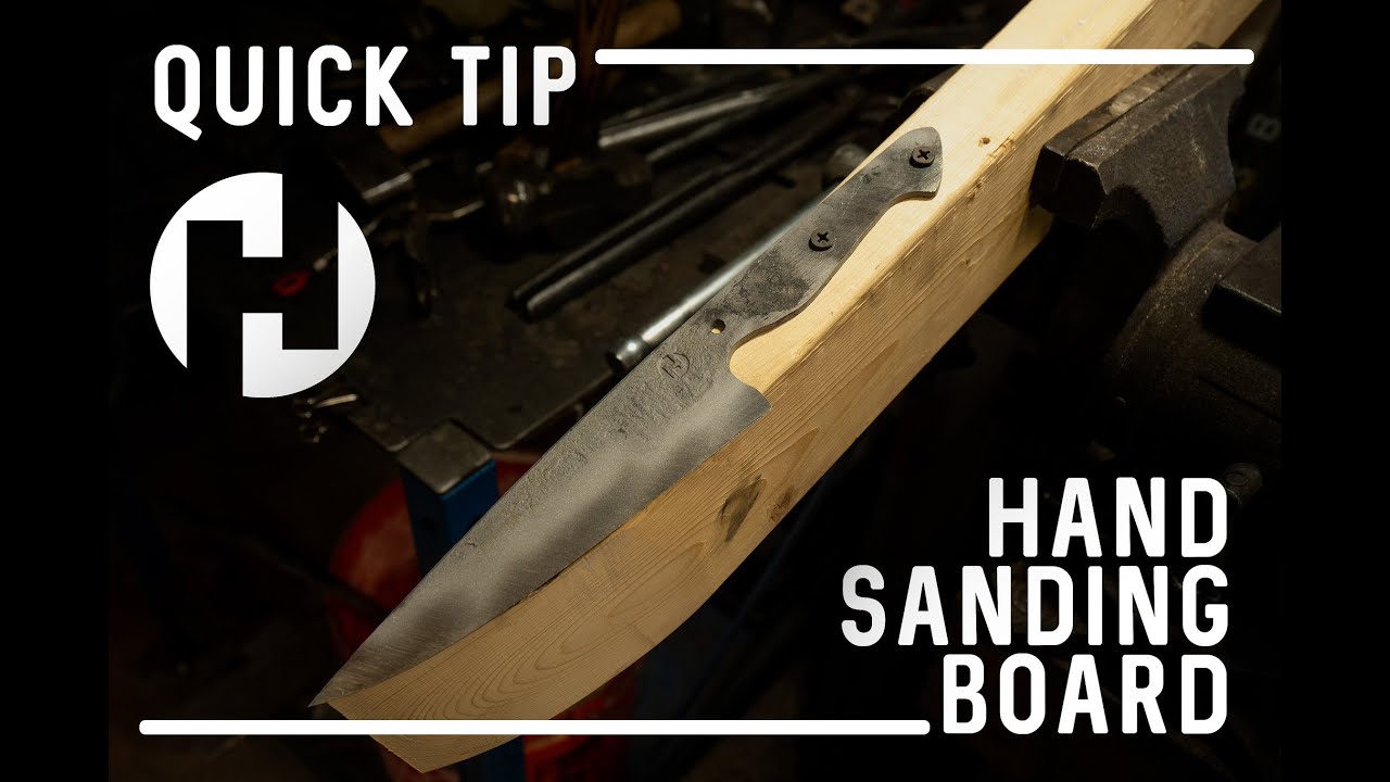 Hand Sanding Stick - SandWow Knifemaking Tool : r/Bladesmith