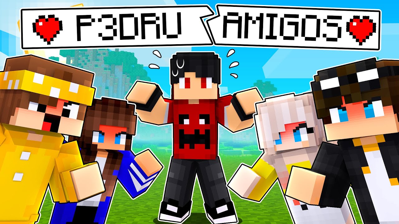 P3DRU perdeu os seus AMIGOS no Minecraft