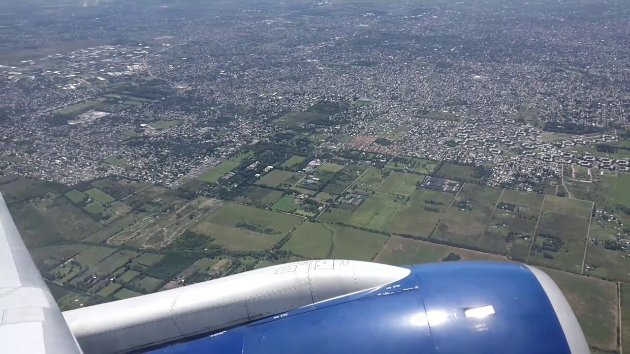 Takeoff from Ezeiza Airport, Buenos Aires - YouTube