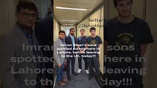 Imran Khans Son Kasim And Suleman Spotted In Lahore