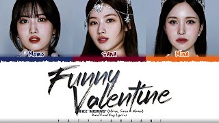 MISAMO - 'Funny Valentine' Lyrics [Color Coded_Kan_Rom_Eng] Resimi