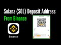 How to find and get Solana (SOL) deposit address from Binance / Binance sol address