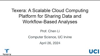 Famous dkNET Webinar "Texera: A Scalable Cloud Computing Platform for Sharing Data & Workflow.." 04/26/2024 Wealth