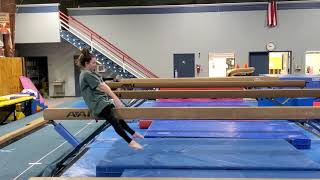 Florence Gymnastics Xcel Bronze Beam Routine 2021-22