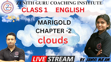 Clouds Poem - Explanation and Exercise | Class 1 English Unit 9 |  Marigold Book By Janvi Ma
