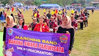 #marchingband SMK N 1 PRACIMANTORO DI UPACARA HUT RI KE 80 KEC. PRACIMANTORO