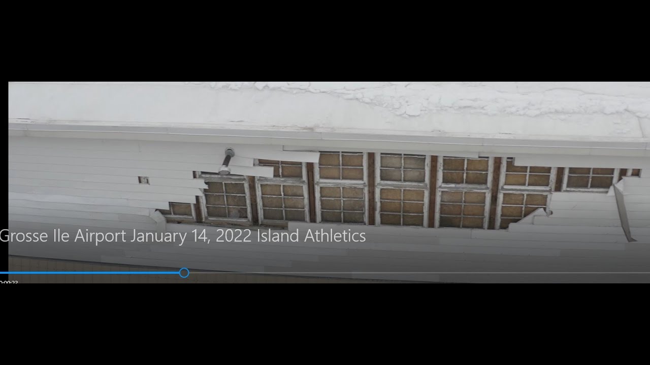 Grosse Ile Airport January 14, 2022 Island Athletics YouTube