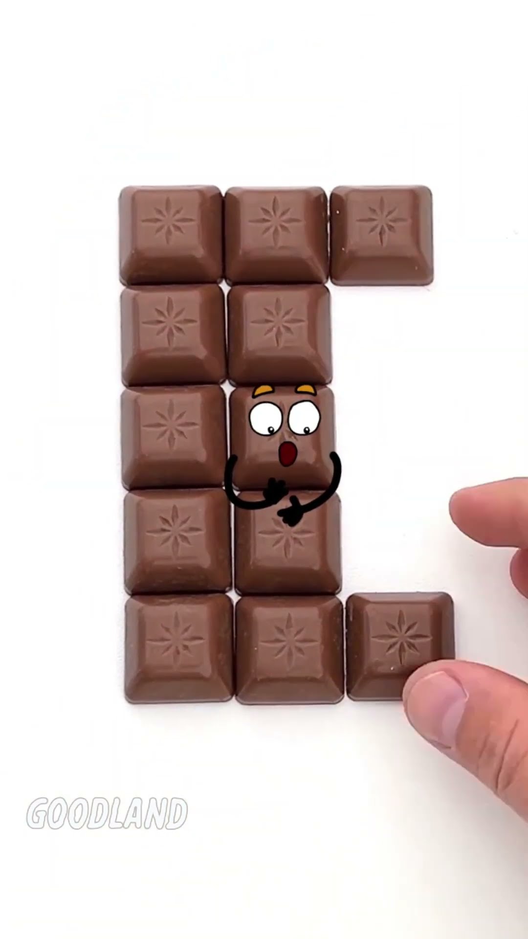 Lifehack with Chocolate, an extra slice ? #doodles #animation #cartoon #GOODLAND