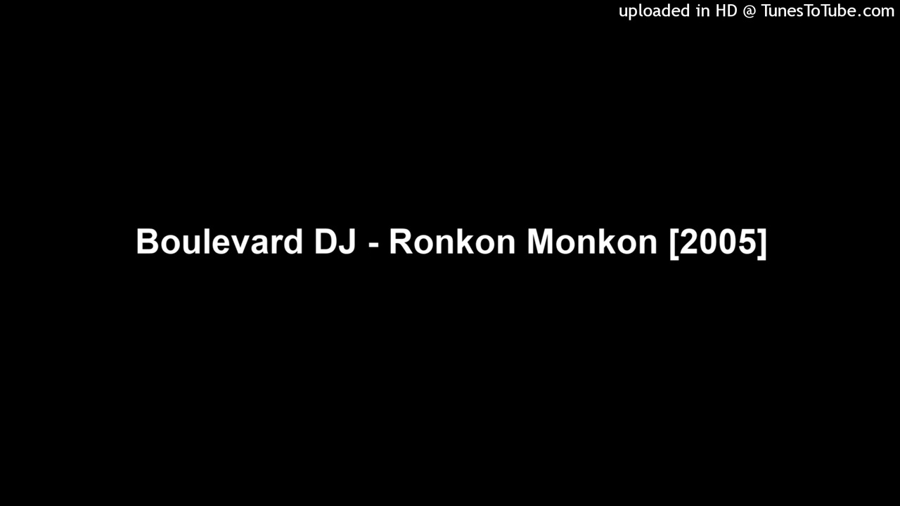 Boulevard DJ - Marche Arrière - Ronkon Monkon [2005]