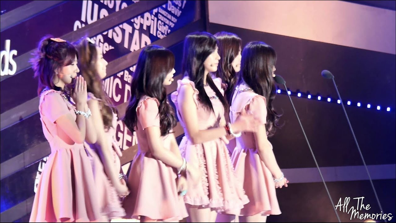 140212 가온차트 에이핑크 수상 소감