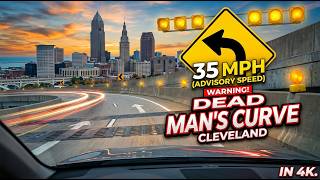 Driving through Dead Man's Curve in 4k - Cleveland, Ohio