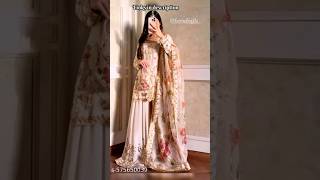 Party Wear Sharara Ghrara Suits from Meesho Stylish & Tredy Looks #shorts