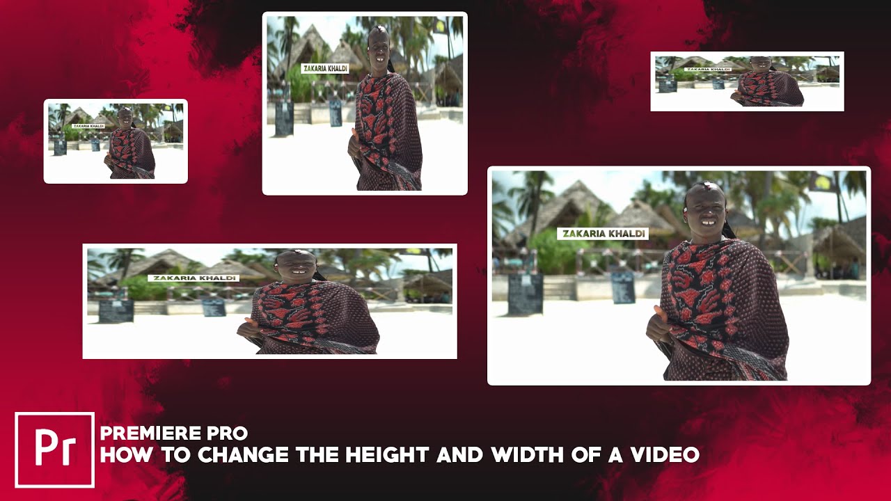Adobe Premiere Pro 2020 - How to Change The Height And Width of A video ...