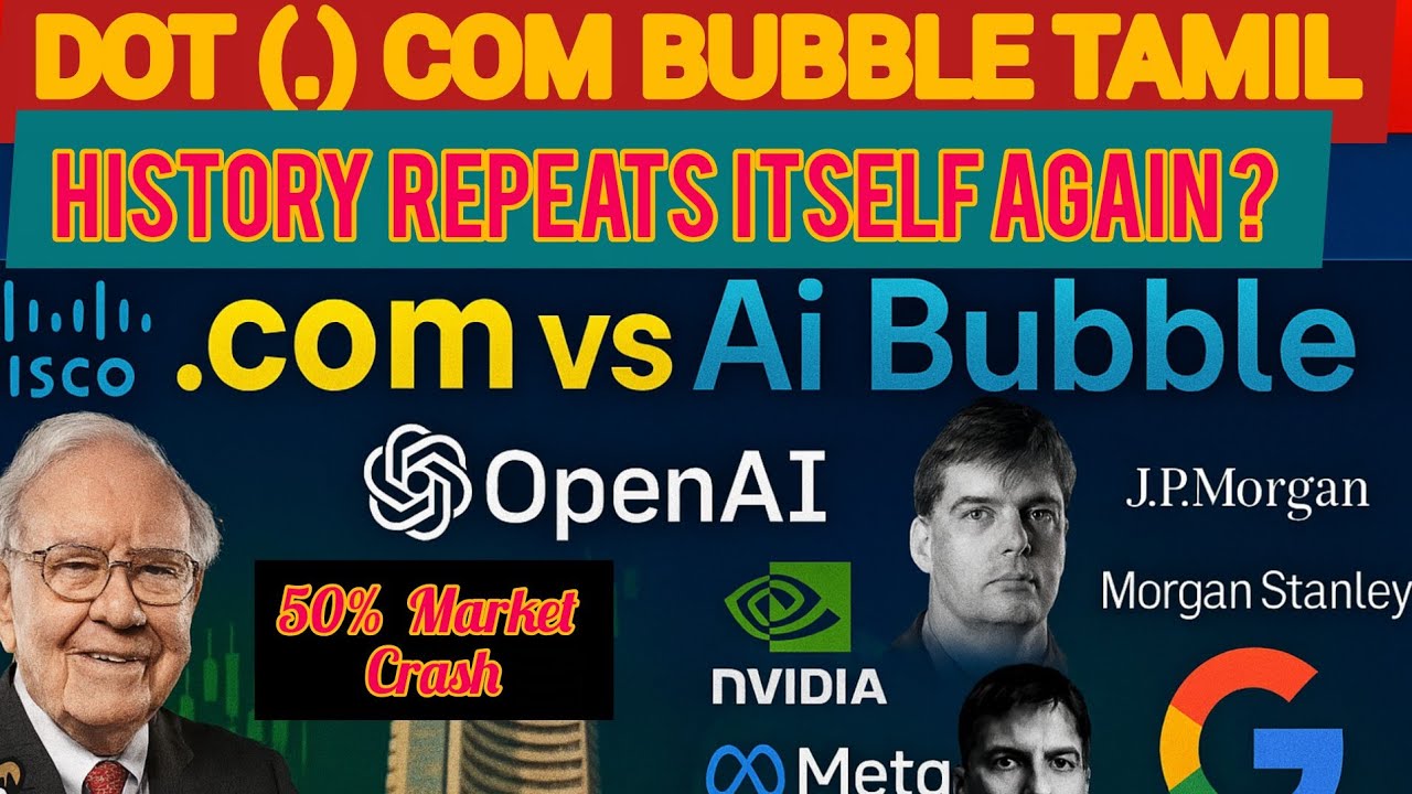 Dot Com vs Ai Bubble Tamil | Micheal Burry | Nvidia | Market Crash ...