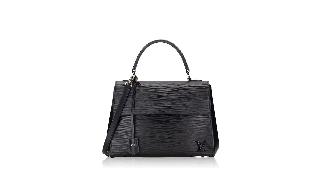 Louis Vuitton Black Epi Leather Cluny MM Louis Vuitton