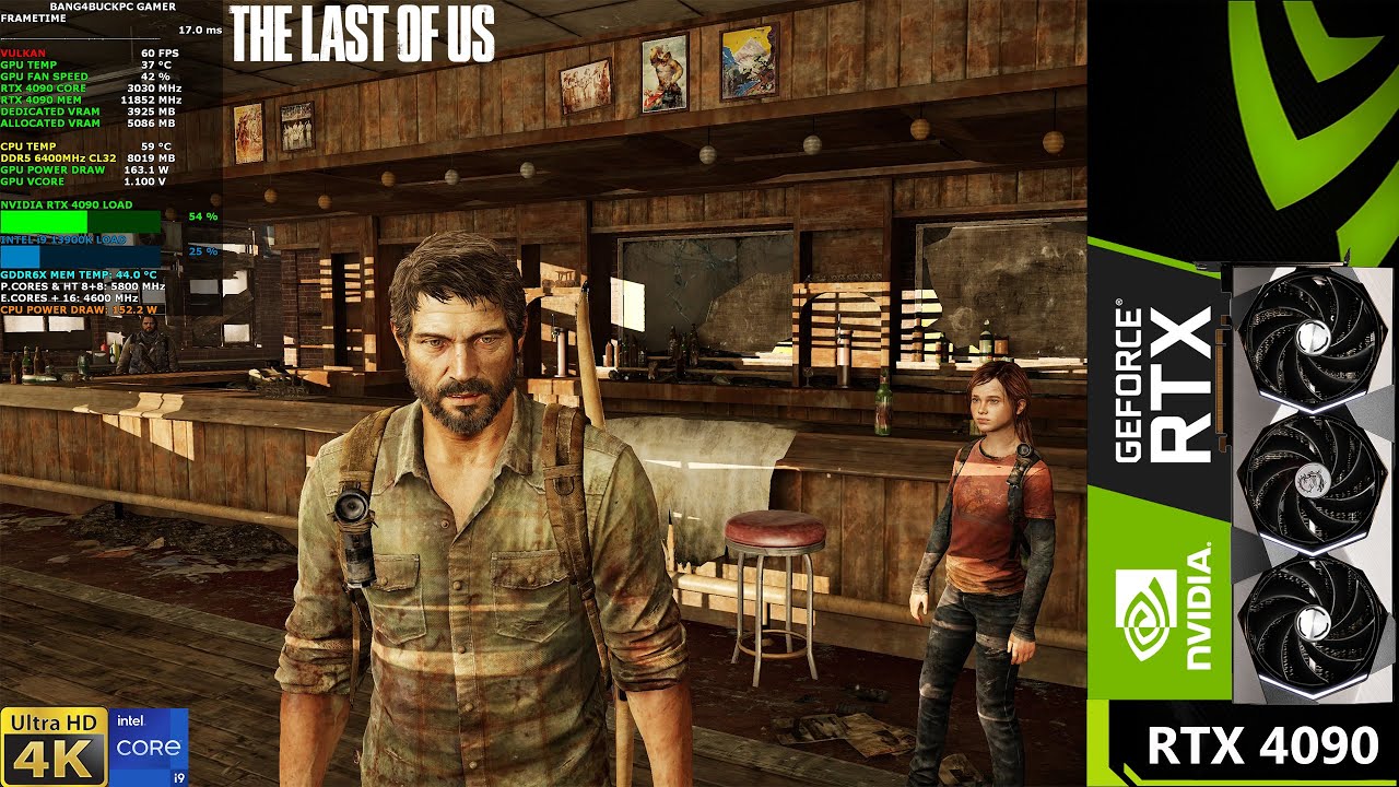 THE LAST OF US 4K RPCS3 PS3 Emulator, RTX 4090