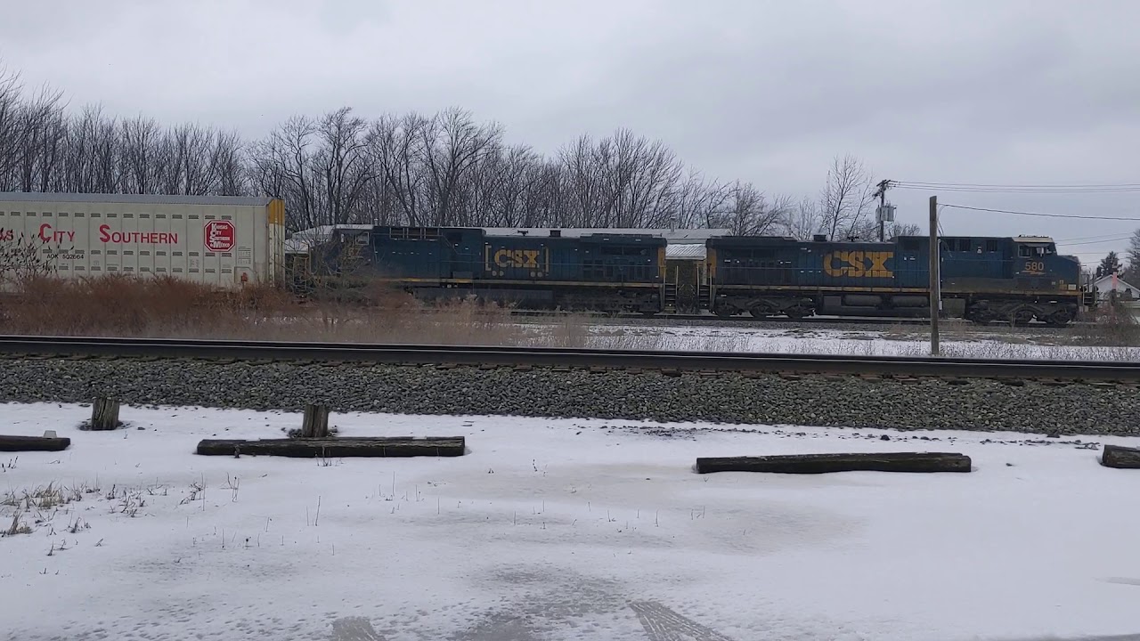 CSX Autorack Q262 - AC4400CW 