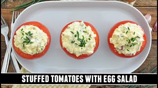 Stuffed Tomatoes with Egg Salad