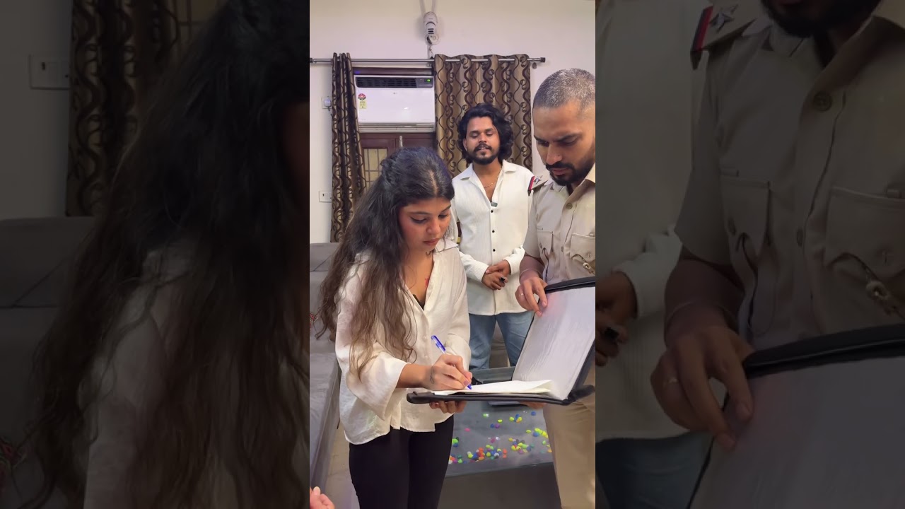 पुलिस के सामने उठाया बीवी पे हाथ | Rathi Vardi Wala