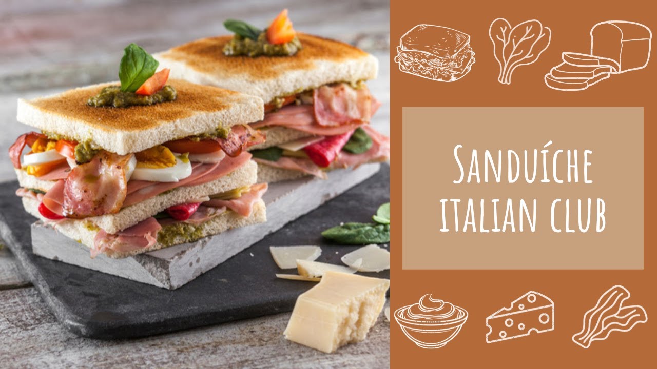 Sanduíche italian club (receita fácil)