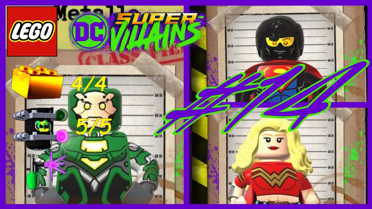 Lego dc super villains (ep 14) fasendo 100% dos minikit pintura e blocos Dourados fases 10.11.12 👍
