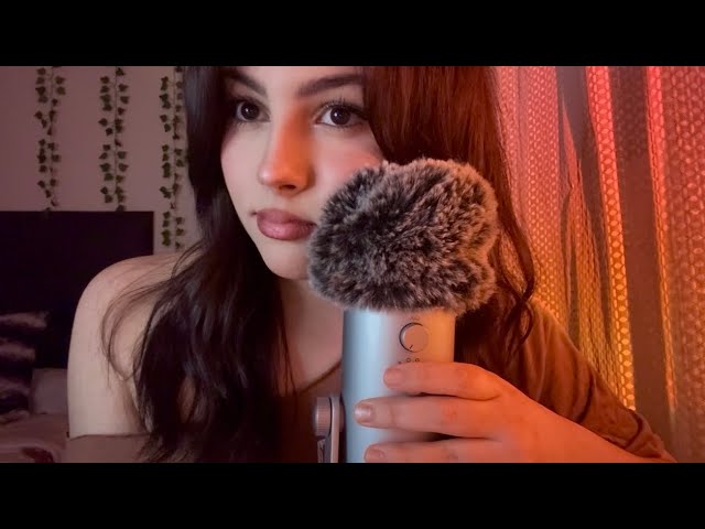 ASMR | Fluffy Mic Scratching & Ramble 🧡