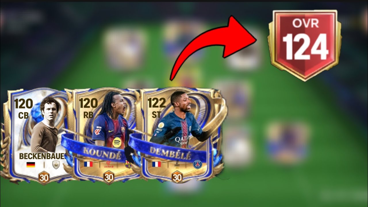 Road to 124 OVR! - Best Team Upgrade - FC Mobile 26