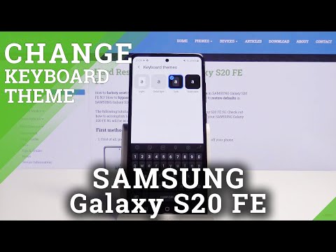 How to Change Keyboard Theme in Samsung Galaxy S20 FE 5G – Personalized Keyboard Theme