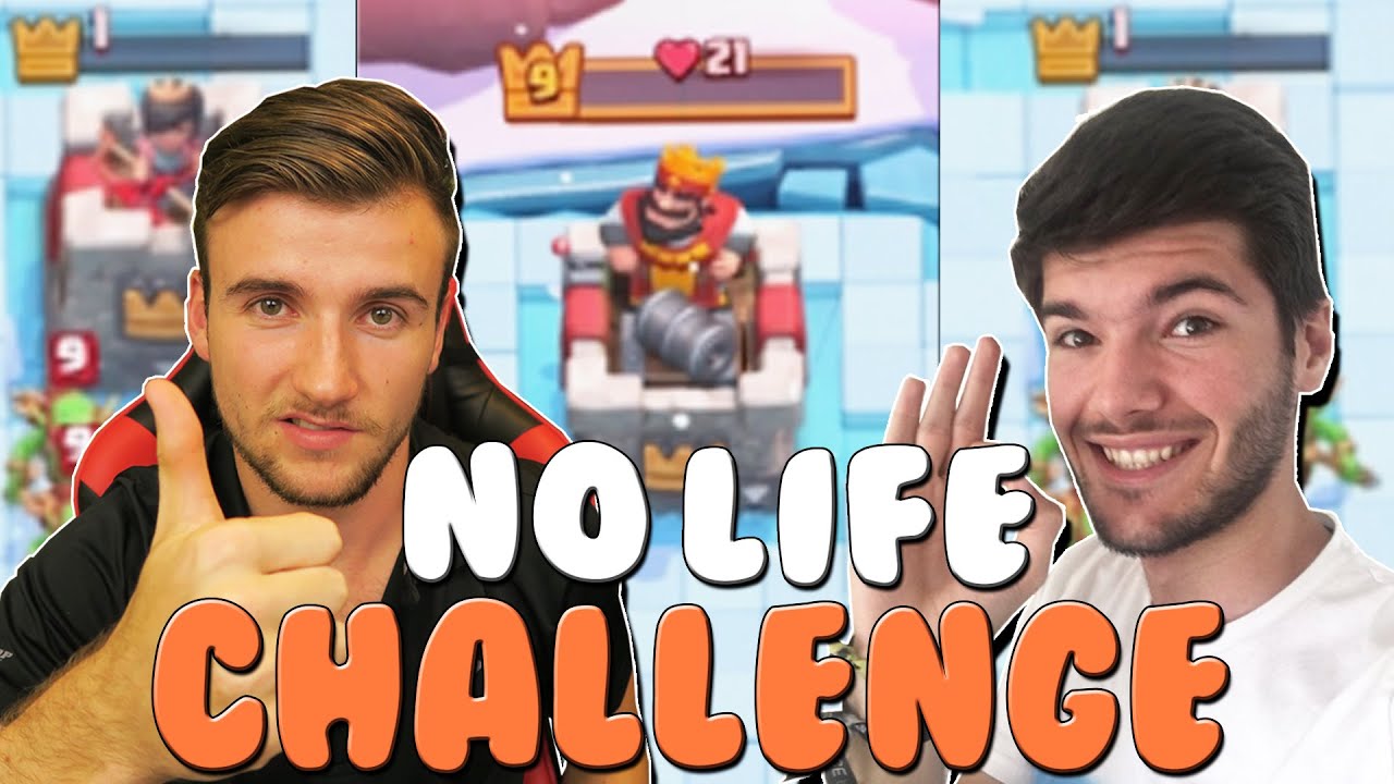 NO LIFE CHALLENGE avec AGENTGB !! (Clash Royale FR) - YouTube
