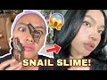 I TRIED SNAIL FACIAL! With MAKEUPTUTORIAL