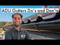 DON&#39;T Skip Gutters for Your ADU