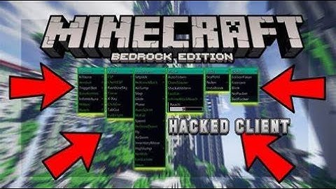 Minecraft Bedrock Edition Hacked Client trero 1.17.40