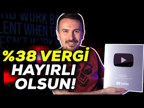 Youtube'un bedeli! Youtube kazancıma %38 vergi geldi ve ödemeyene cezası büyük!