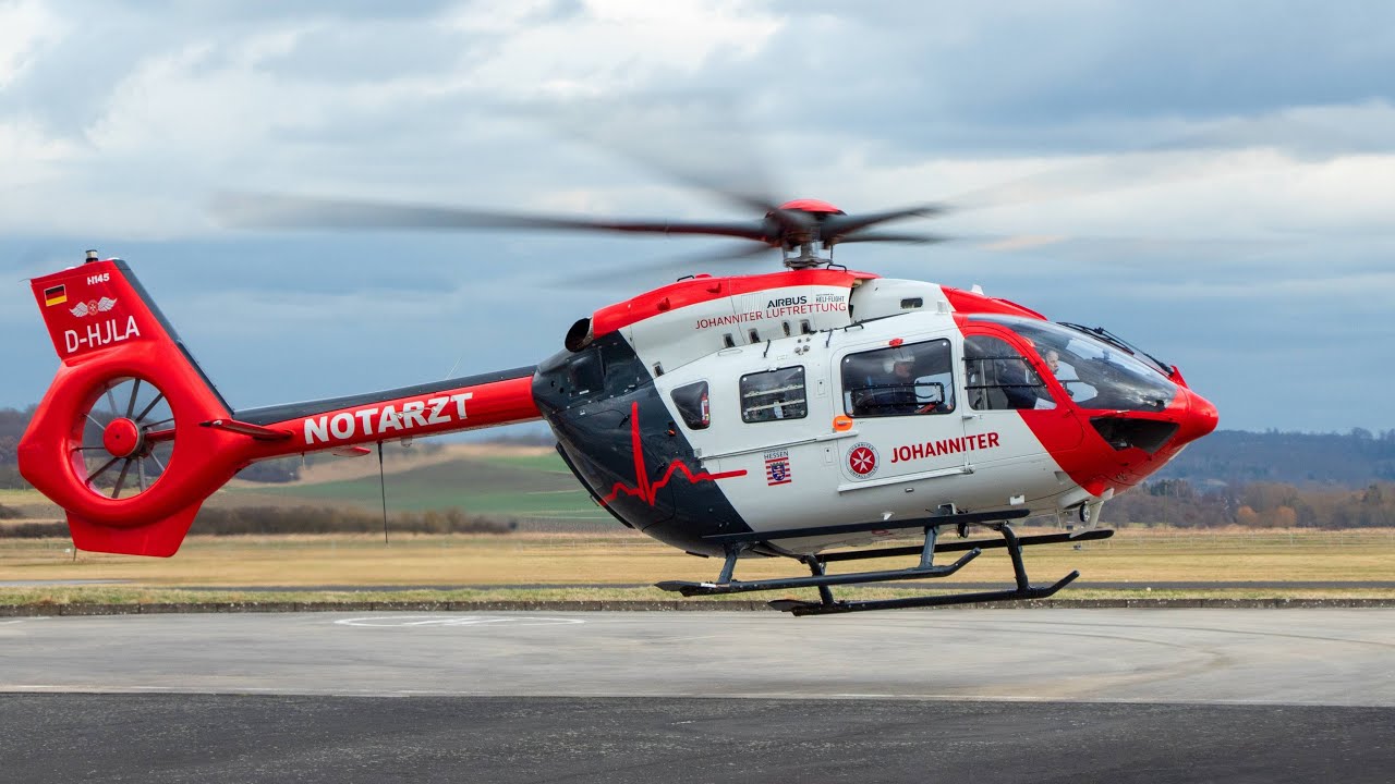 Johanniter Luftrettung | H145 D3 D-HJLA startet zum nächsten Trainingsflug