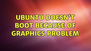 Ubuntu: Ubuntu doesn