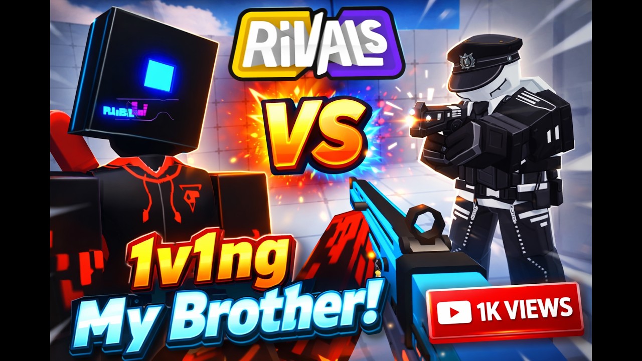 Bro We R Rivals 1v1ing my brother in rivals - YouTube