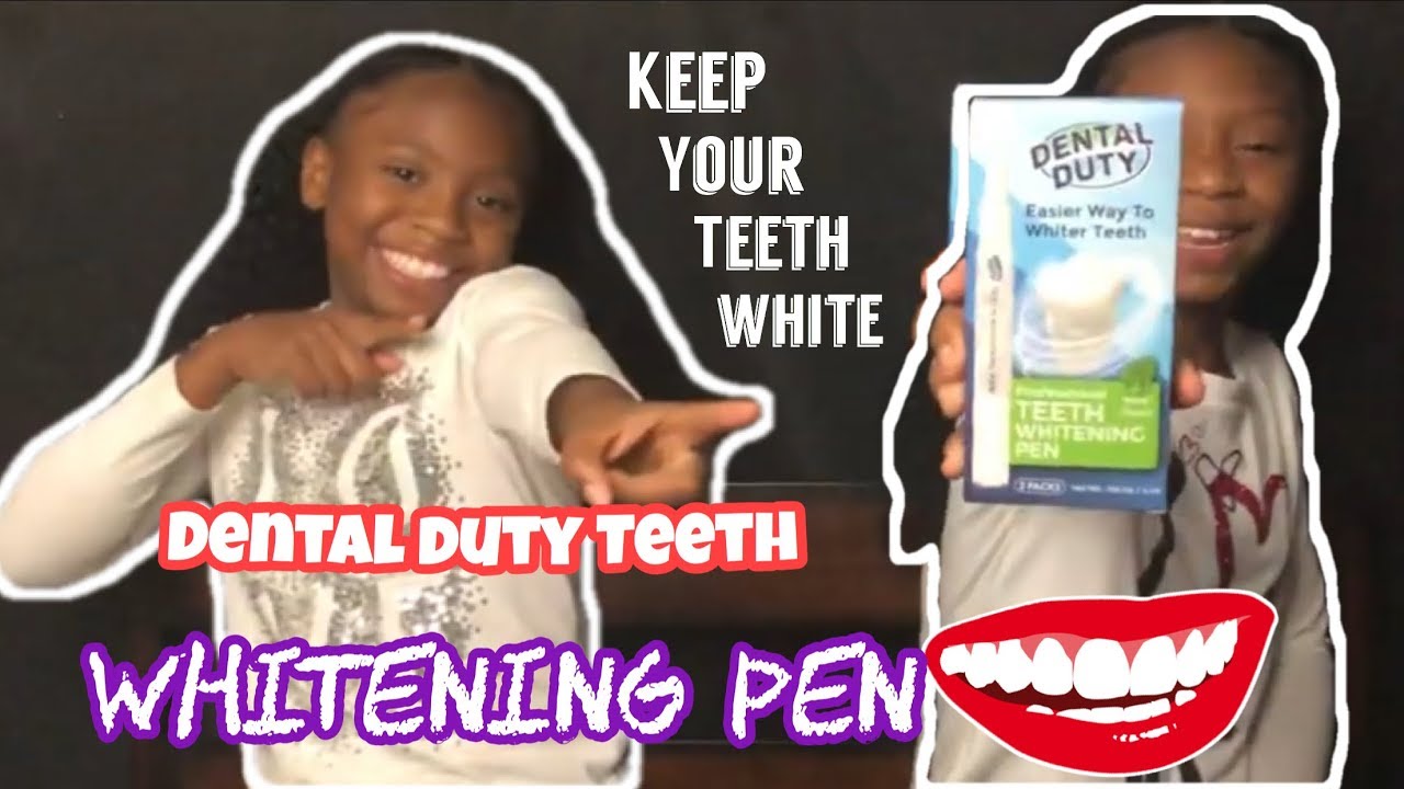 Dental Duty Teeth Whitening Pen works great for everyone YouTube