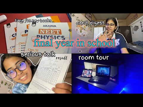 Starting class 12th as a PCB student + room tour 🥹❤️