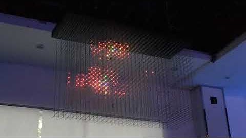 3D LED cube display