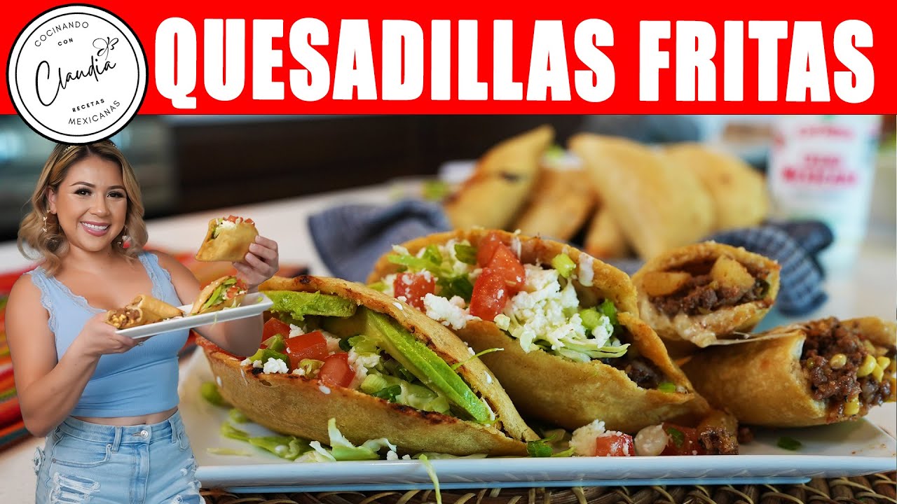 QUESADILLA FRITAS con un MEGA RELLENO de PICADILLO serán las FAVORITAS