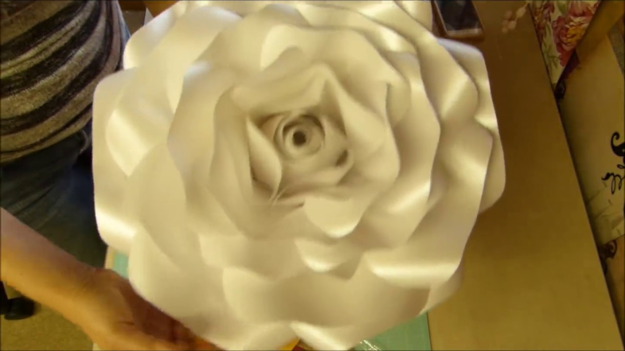 Rosa Gigante en Papel | Luzka's Creations ✿