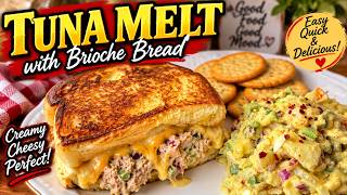 The Secret to the Crispiest, Cheesiest Tuna Melt/ Homemade Comfort Food/ Mattie's Kitchen