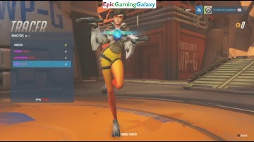 All The Unlockable Emotes Revealed For Tracer The Offensive Hero In The Overwatch Beta