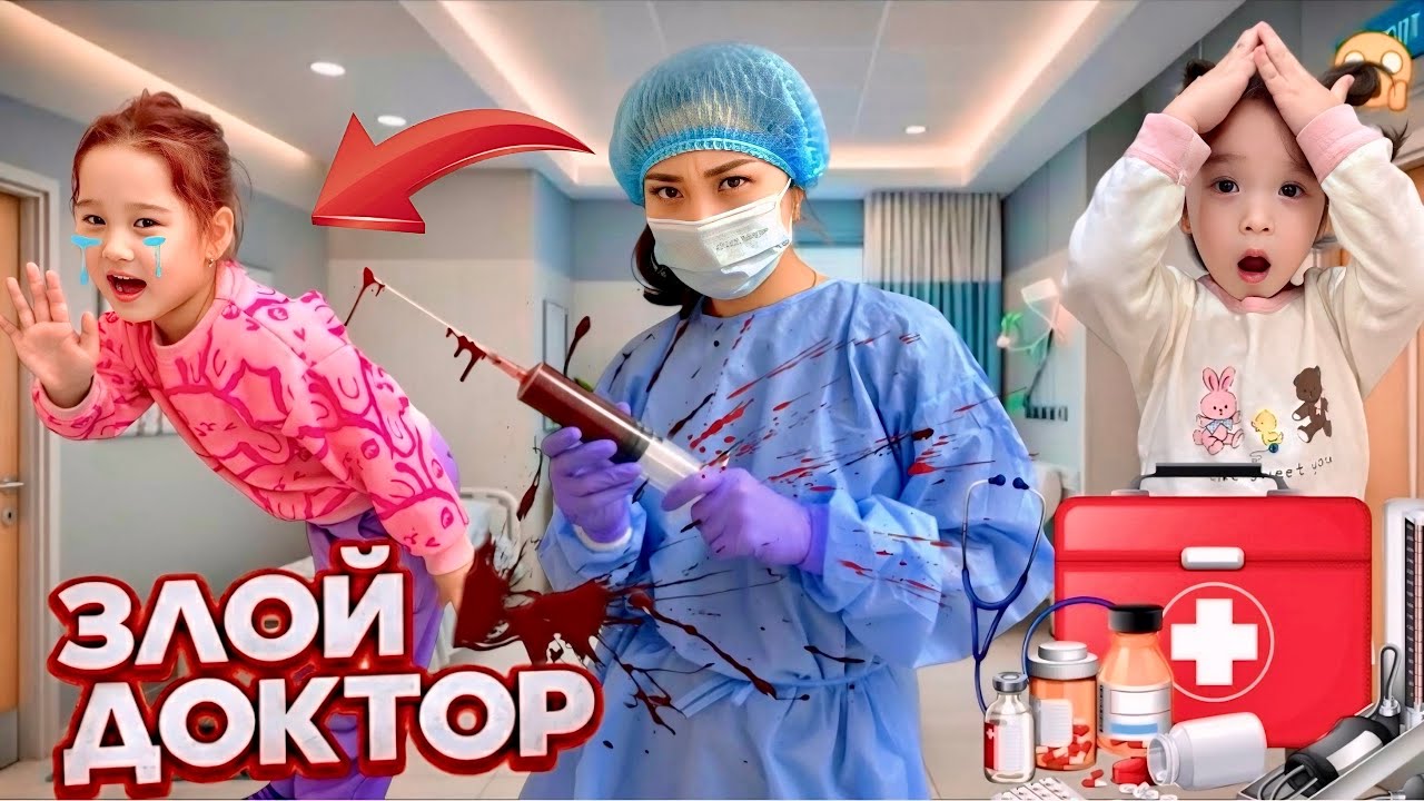 ЗЛОЙ ДОКТОР ОРАЛДЫ👩🏻‍⚕️😱|МИНИ-ФИЛЬМ🎥1ЧАСТЬ😱|АЙЛИН МЕН ЛЯЙСАНҒА ЕҢ ДӘӘУ УКОЛ САЛДЫ😖