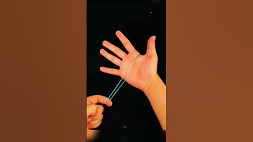 Hướng dẫn ảo thuật với dây thun siêu dễ #shorts