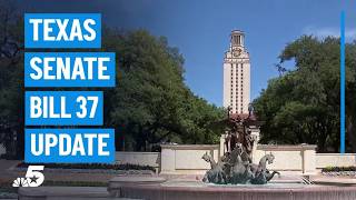 Texas universities revise curriculum as Texas Senate Bill 37 debate continues | NBC DFW