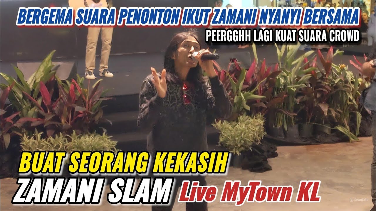 Zamani - Buat Seorang Kekasih | Bergema Suara Penonton.. Malam Ni Betul² Bonus. Zamani Belanja Free