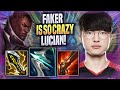 FAKER IS SO CRAZY WITH LUCIAN! - T1 Faker Plays Lucian MID vs Sylas! | Season 2022