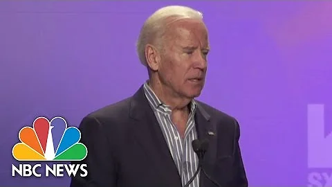 Joe Biden Gives Emotional Speech About Fighting Cancer At SXSW | NBC News